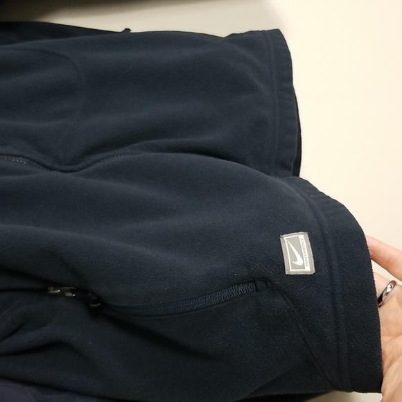 Nike Performance Fleece Full Zip Tech Jacket Navy Size LG - Picture 10 of 12